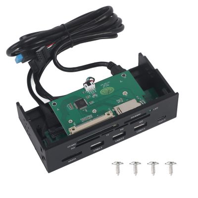 Pilipane 5 25 Inches Multifunction Internal Card Reader Dashboard PC Front Panel, STW 5 25 inches Internal Card Reader, Support M2, MSO, Memory, MS, XD, 64G CF Card