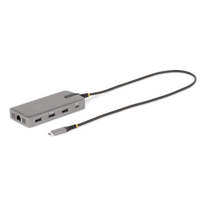 StarTech.com USB-C Docking Station for Windows and ChromeOS, Triple 4K HDMI DP Video, USB 10Gbps Hub, 100W Laptop Charging, GbE