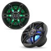 Clarion CMS-651RGB-SWB 6.5-inch Coaxial Marine Speakers with Built-in RGB Illumination 30W RMS Power handling 1/2-inch (13 mm) Polymer Dome Tweeter Includes White & Black Sport Grilles view 2