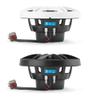 Clarion CMS-651RGB-SWB 6.5-inch Coaxial Marine Speakers with Built-in RGB Illumination 30W RMS Power handling 1/2-inch (13 mm) Polymer Dome Tweeter Includes White & Black Sport Grilles view 4