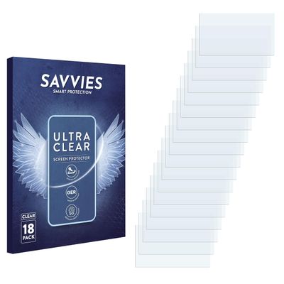 savvies Screen Protector compatible with Icom IC-905 Protection Film Clear 18-Pack