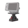 Extreme Max 3006.8664 Universal Fish Finder Head Unit Boat/Fishing Rod Holder Mount with Fixed Bracket (Square Mount) view 4