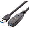 4xem 4X3302A230M 100ft 30m Usb 3.0 Extension Cabl Cable W/ Extension Booster Black view 1