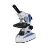 Accu-Scope Compound Microscope EXM-150 - Monocular Head, 40-400X Magnification, Disc Diaphragm, Cordless LED Illumination - Student Proof Biological Microscope for School Laboratory & Home view 1