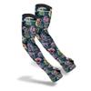 FARMER'S DEFENSE Gardening Arm Sleeves|UV Cooling Protective Sleeve Women & Men|Anti-Scratch Cover Sun UPF Outdoor Protection - Fungi Foragers - Gray - L/XL view 1