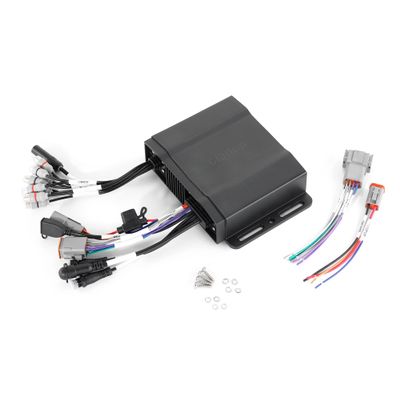 Clarion CMM-30BB Hideaway Marine Source Unit for use with NMEA 2000 MFD or CMR Remote, 8-Channel RCA Output