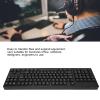 109 Keys Wired Left Hand Keyboard, Business Household Keyboard with 2 USB HUB for Win 7 8 10, Portable Mechanical Keyboard with Scissor for Gaming Office view 3
