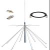 Discone Antenna 251300MHz CB Radio Antennas Scanner FM VHF UHF Base Station Antenna for SDR Talkie Walkie Radio System Coverage HF, AIR, UHF, VHF, FM, AM, FRS, GMRS Band view 1