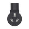 JORINDO Australian Standard Plug to IEC320 C13 AC Power Converter,AUS 3 pin Male Plug to C13 3 Hole Female Socket Laptop Power Adapter No Wire PlugL-Shape AUS 3 Prong Plug to C13 Jack view 4