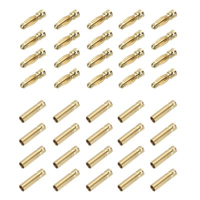 MECCANIXITY 20 Pairs Banana Plugs Connector 3mm Male Female Banana Plug for Speaker Wire RC Battery ESC Motor