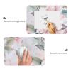 Cute Colorful Flowers Pattern Mouse Pad 35.5 x 16 Inch, Non-Slip Rubber Base, Ergonomic Design for Pain Relief, Perfect for Computer Users view 3