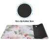 Cute Colorful Flowers Pattern Mouse Pad 35.5 x 16 Inch, Non-Slip Rubber Base, Ergonomic Design for Pain Relief, Perfect for Computer Users view 4