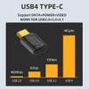 NFHK USB4 Type C Male to Female Extension 240W Power 40Gbps Data 8K Video Adapter for NS Phone Laptop view 3