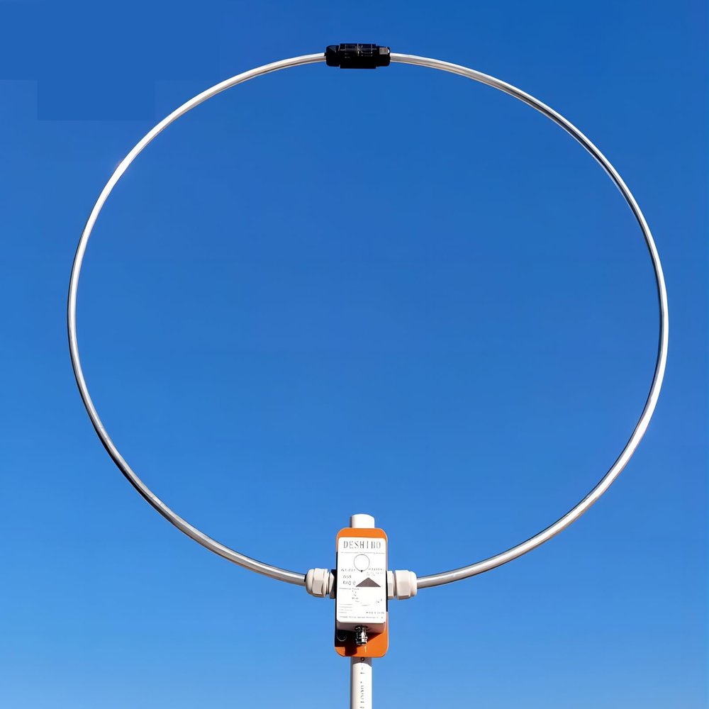 WV-601 Portable Shortwave Radio Loop Antenna 10KHz-999MHz All Band Radio Antenna LW/MW/SW/FM/AIR/VHF/UHF 20W Passive Receiving Antenna