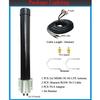 Outdoor 2x2 5G MIMO Antenna 4G LTE WiFi Omni Directional Antennas High Gain 12dBi Wide Band 600-3800MHz for Modems & Routers Cellular on T-Mobile Verizon AT&T with TS-9 SMA 10meter Cable view 3