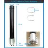 Outdoor 2x2 5G MIMO Antenna 4G LTE WiFi Omni Directional Antennas High Gain 12dBi Wide Band 600-3800MHz for Modems & Routers Cellular on T-Mobile Verizon AT&T with TS-9 SMA 10meter Cable view 4