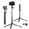 Kaitezenz Selfie Stick Tripod for Gopro Camera, 62" Extendable Tripod Stand with 360 Ball Head 1/4" Screw, Portable Lightweight Camera Tripod for GoPro Max Hero 13 12 11 10 9 8 DJI OSMO Action Camera view 1