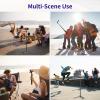 Kaitezenz Selfie Stick Tripod for Gopro Camera, 62" Extendable Tripod Stand with 360 Ball Head 1/4" Screw, Portable Lightweight Camera Tripod for GoPro Max Hero 13 12 11 10 9 8 DJI OSMO Action Camera view 4