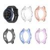 FULNES TPU Watch Case for Garmin Fenix 7S 7 7X 6 6S 6X Pro 5X 5 5SPlus Smart Watch Protective Frame Shell Replace Shockproof Clear Case (Color : Blue, Size : 20mm Fenix 7S) view 3