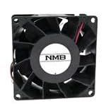 08038DA-12T-E6-EF, DC Fans Axial Fan, 80x80x38mm, 12VDC, 137.7CFM, 61.2W, 76.5dBA, 5.48" H2O, Tach/PWM