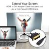 chenyang Micro HDMI to DVI Cable Micro HDMI 1.4 Female to DVI 24+1 Male Adapter Cable for Computer HDTV Graphics Card UHD view 4