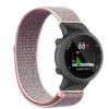 Nylon Strap Compatible with Garmin Forerunner 45/45S Watch Band for Garmin Swim 2 Smartwatch Replacement Wrist Band Accessory Metal connectors (black-pink) view 3