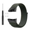 Nylon Strap Compatible with Garmin Forerunner 45/45S Watch Band for Garmin Swim 2 Smartwatch Replacement Wrist Band Accessory Metal connectors (black-green) view 1