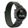 Nylon Strap Compatible with Garmin Forerunner 45/45S Watch Band for Garmin Swim 2 Smartwatch Replacement Wrist Band Accessory Metal connectors (black-green) view 3