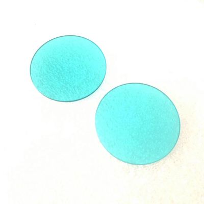 2Pcs Total Size Diameter 37.5mm and 1.5mm Thick Cut Filter Blue Glass