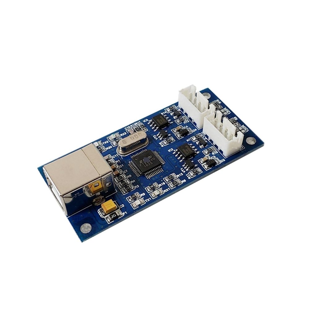 F/;TD/;1 USB to 2 Serial Port Adapter, TTL 5V/3.3V Two Serial Ports, RS-232 Two Serial Ports, RS485 Two Serial Ports(RS485DualPorts)