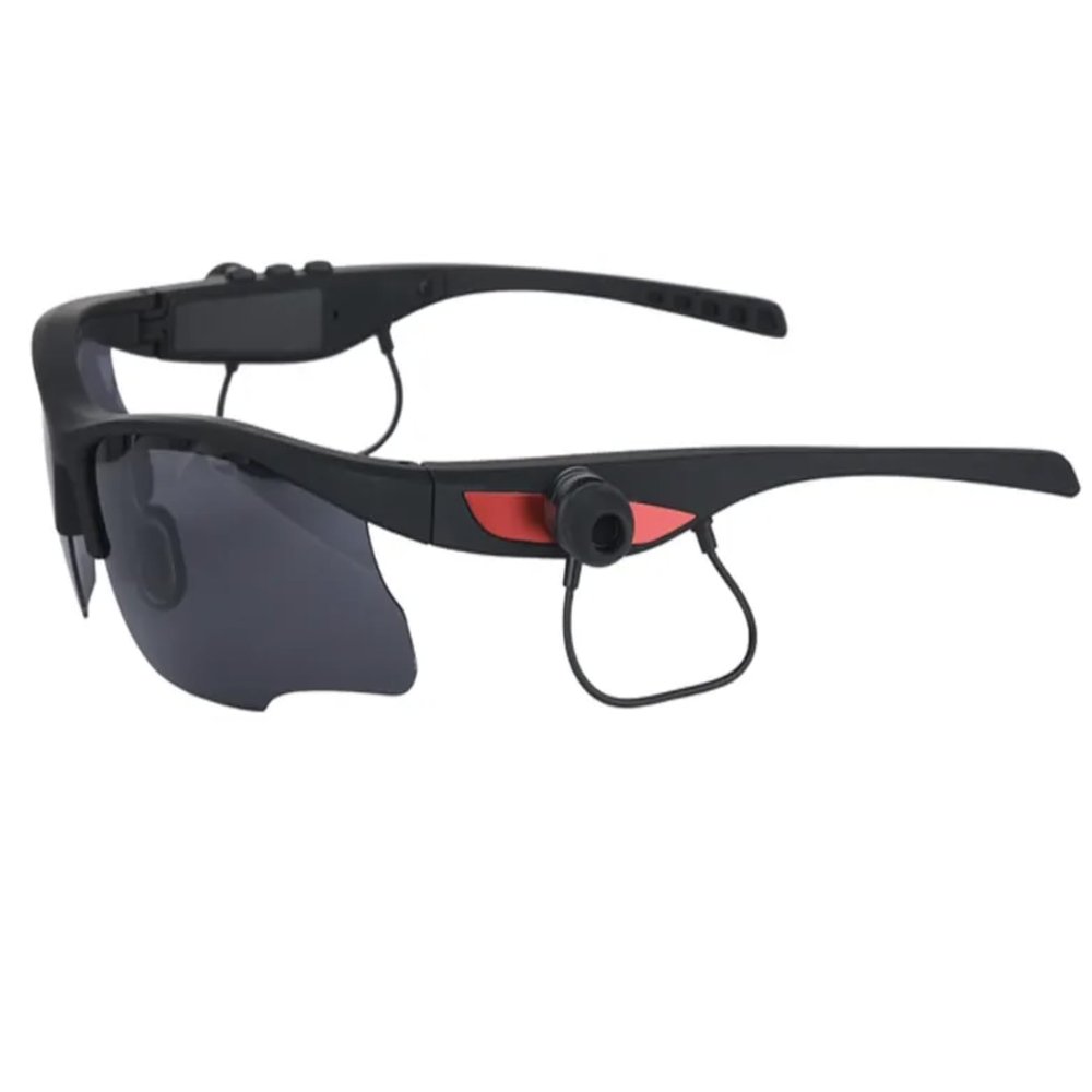 KevBinth Smart Sport Sunglasses with Unbeatable UV Protection and Wireless Bluetooth 5.0 Perfect Wearable Technology for Outdoor Adventures, Gaming, Hands-Free Calls, Music On-The-Go & More (Black)