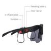 KevBinth Smart Sport Sunglasses with Unbeatable UV Protection and Wireless Bluetooth 5.0 Perfect Wearable Technology for Outdoor Adventures, Gaming, Hands-Free Calls, Music On-The-Go & More (Black) view 2