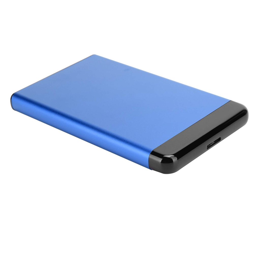 Vikye USB 3.0 Mobile Hard Disk Box 2.5in SSD HDD Aluminum Alloy Enclosure [8TB] (Blue)