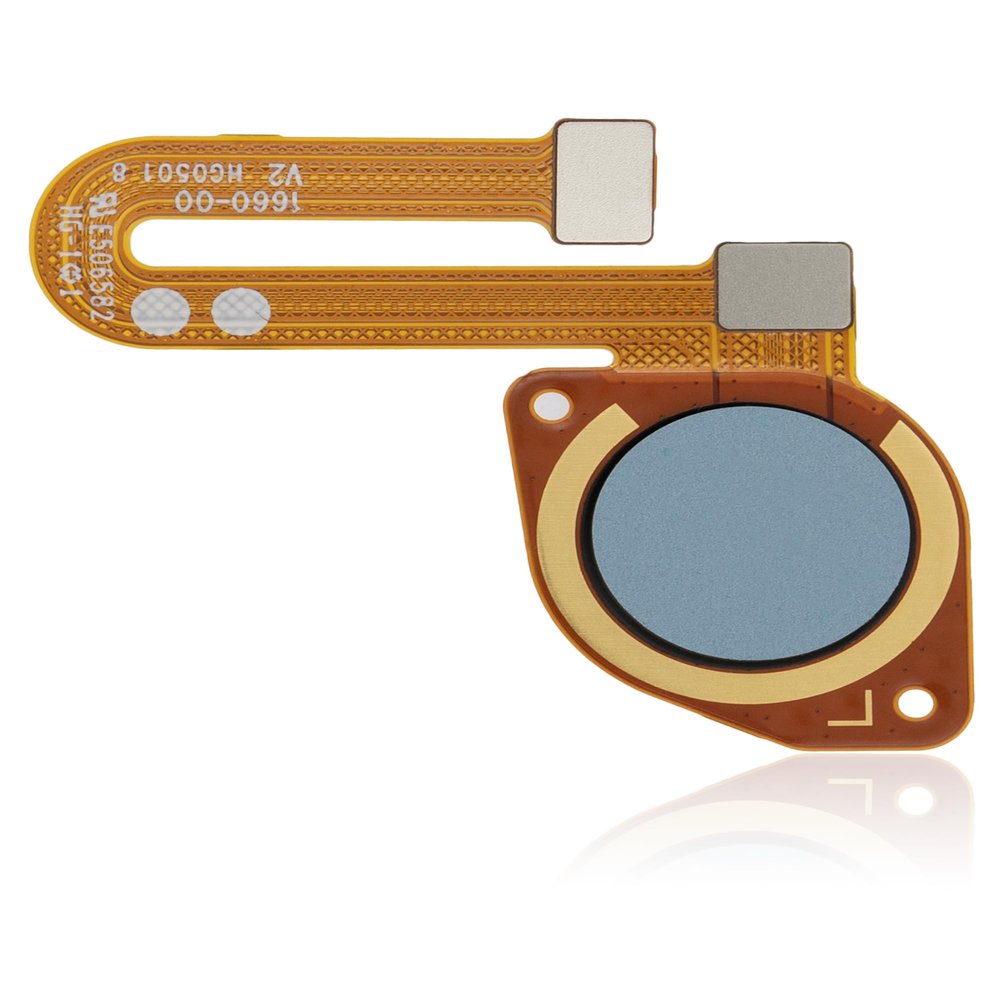 Best Shopper - Replacement Fingerprint Reader with Flex Cable Compatible for Motorola Moto G20 (XT2128 / 2021) (Breeze Blue)