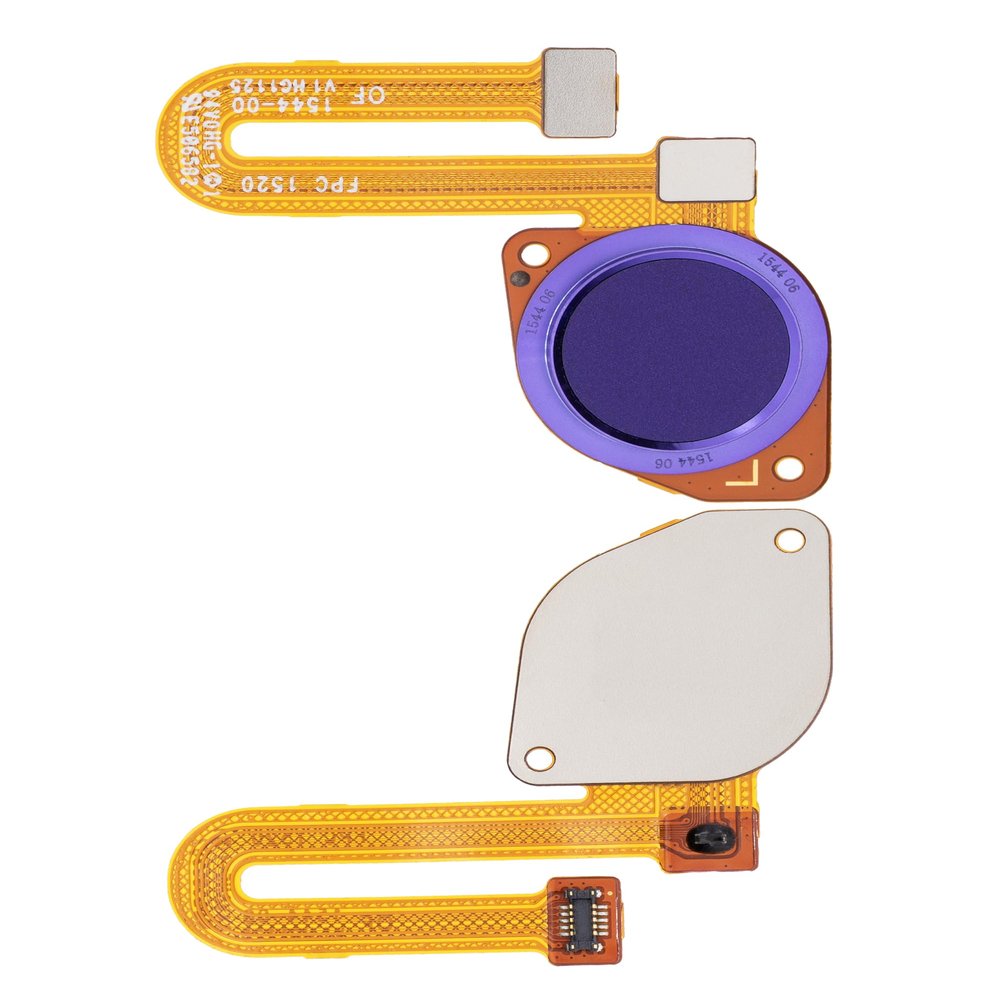 Best Shopper - Replacement Fingerprint Reader with Flex Cable Compatible for Motorola Moto G9 Power (XT2091 / 2020) (Electric Violet)