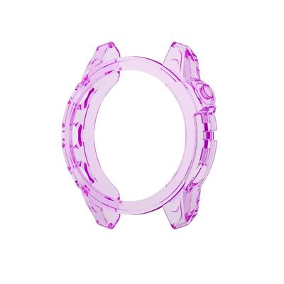 GANYUU NEW Protection Case For Garmin Fenix 7 7S 7X 5S 5 5X Plus 6S 6 6X Pro Smart Watch Protector Frame Soft Clear TPU Case Cover (Color : C, Size : For Fenix 6X 6XPro)