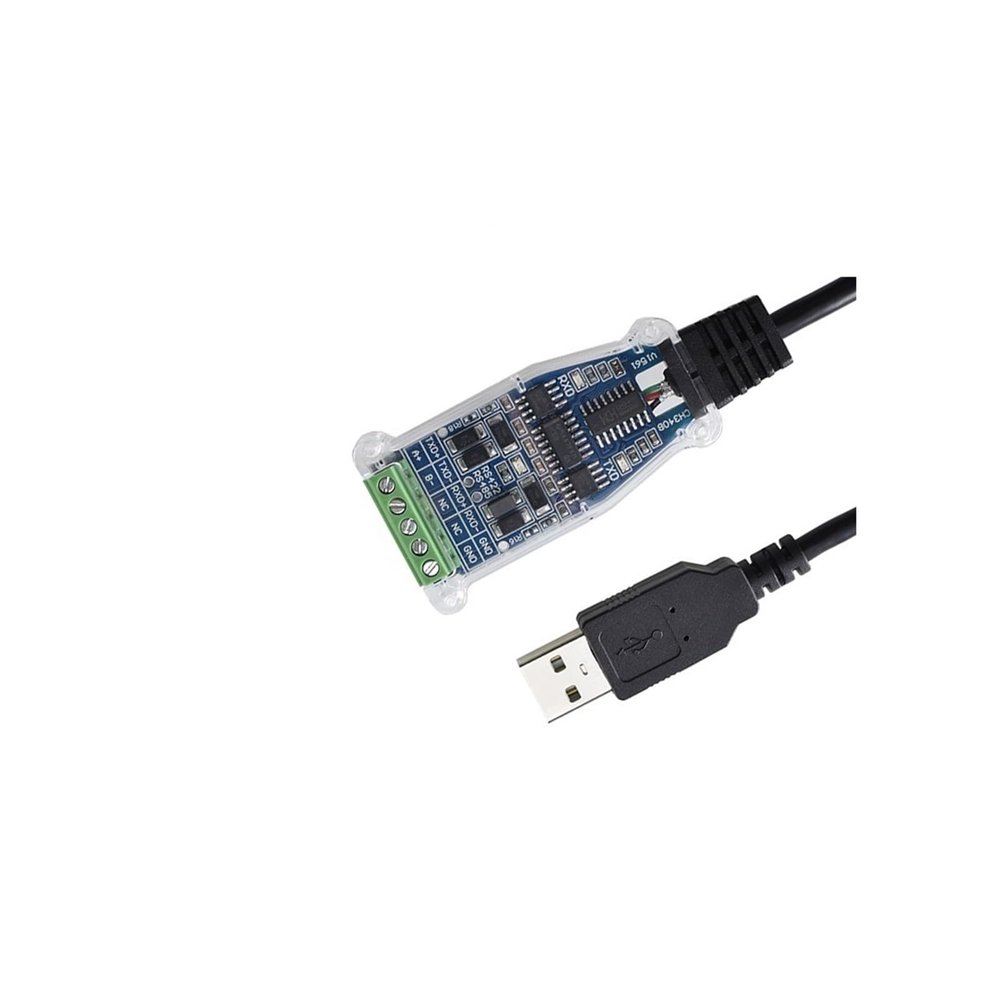 USB to RS485 RS422 Module Adapter Cable, USB to 485 422 Communication Module Converter Cable with FT232 CH340 Chip(CH340)