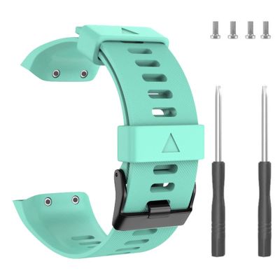 EZZON Replacement Wristband Silicagel Soft Wrist Band Strap For Garmin Forerunner 35 Fashion Smart Watch WatchBand Bracelet (Color : Duck, Size : Forerunner 35)