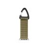 Nylon Strap Compatible with Apple Watch Fob Clip Holder Carabiner,Military Tactical Band Breathable Molle Webbing Canvas Keychain with Metal Buckle for iWatch Series Ultra 8 7 6 5 4 3 2 1 SE view 1
