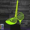 Jinnwell 3D Golf led Night Light Lamp Illusion Night Light 16 Color Changing Table Desk Decoration Gift Acrylic Flat ABS Base USB Cable Toy view 1