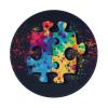 Woyaba colorful autism awareness puzzle autism awareness mouse pad funny,gaming mouse pad small non-slip round mouse pads for wireless mouse,laptop,desk view 1