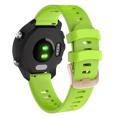ANZOAT 20mm Silicone Band Strap For Garmin Forerunner 245 245M 645/Vivoactive 3 Music Venu SQ Watchband Smart Watch Bracelet Wristband (Color : O, Size : Forerunner 245 645)