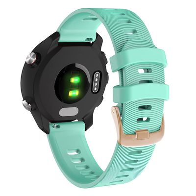 ANZOAT 20mm Silicone Band Strap For Garmin Forerunner 245 245M 645/Vivoactive 3 Music Venu SQ Watchband Smart Watch Bracelet Wristband (Color : E, Size : For Venu SQ)