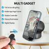 TUZTUALA Upgrade Scrolling Ring, Remote Control for TikTok, Bluetooth Ring Scroller with Stand, Bluetooth Camera Remote Compatible with iPhone, iPad, iOS Android Cell Phone-Black view 2