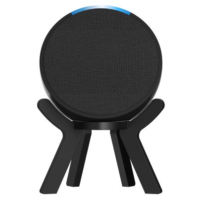 Aokicase Compatible with Amazon Echo Pop Holder, Echo Pop Stand, Echo Pop Stand Holder, No Screws Needed, Speaker Accessories (Echo Pop, Black, 1 Piece) JY06