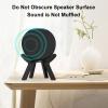 Aokicase Compatible with Amazon Echo Pop Holder, Echo Pop Stand, Echo Pop Stand Holder, No Screws Needed, Speaker Accessories (Echo Pop, Black, 1 Piece) JY06 view 4