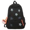 ANEBIPLE Cute Backpack with Bonus Accessories Kawaii Pentagram Badge Ins Versatile Backpack, Large Capacity (06 Black) view 1