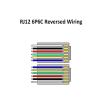 FUzha RJ11 RJ12 6P6C Data Cable, Male to Male Modular Data Cord Straight Reverse Wiring Pinout Telephone Handset Voice Extension Cable(1M,Reverse Pinout) view 4