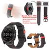 ANZOAT 26 22 MM Watchband For Garmin Fenix 7 7X 6 6X Pro 5 5X Plus 3HR Fenix6 935 Leather Quick Release Watch Easyfit Wrist Band Strap (Color : S, Size : 22mm Fenix 7) view 2