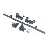 Sliding Library Ladder Hardware Black Track Kit, Hook on Tensible Rolling Ladder Hardware Library Sliding Ladder 3.3ft-26.2ft Track/Rail(No Ladder), Limited to Ladder Thickness 2.5cm (Size : 13ft/400 view 2